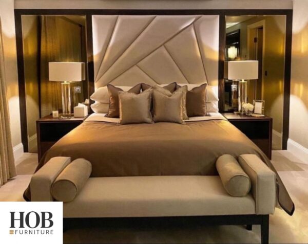 Luxury star deco bed complete with mirrors