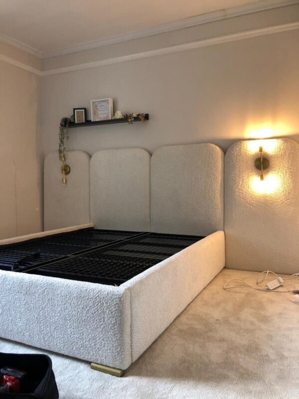 Curved Detroit bed