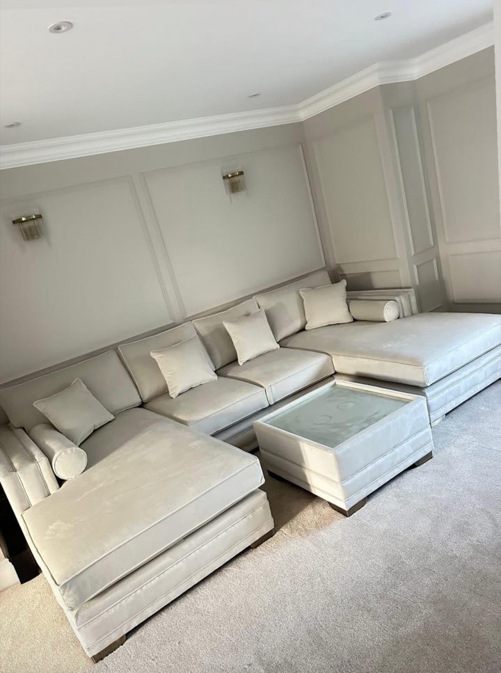 Zara chaise u shape sofa