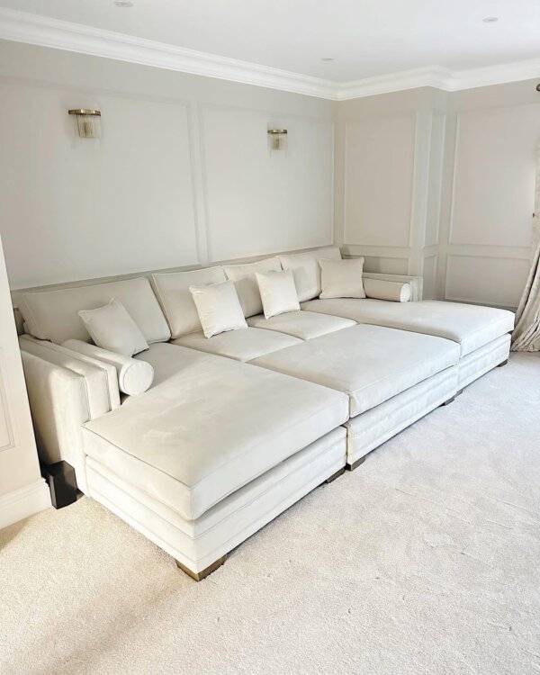 Zara chaise u shape sofa