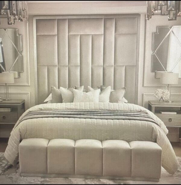 Brick lane metal trim bed