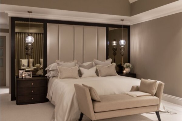 Luxury Linear bed complete with mirrors