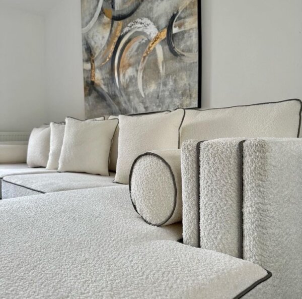 Zara chaise u shape sofa