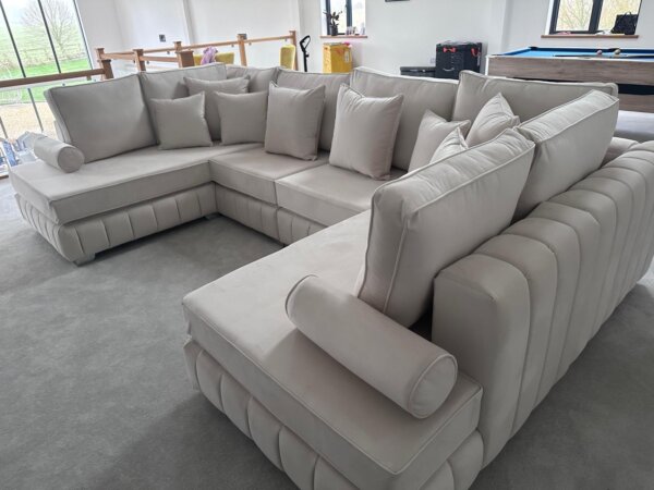 u shape sofa