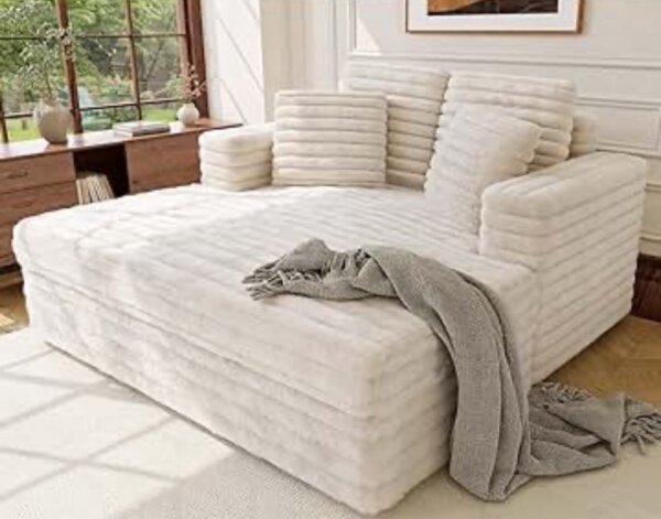 cinema sofa in cord fabric