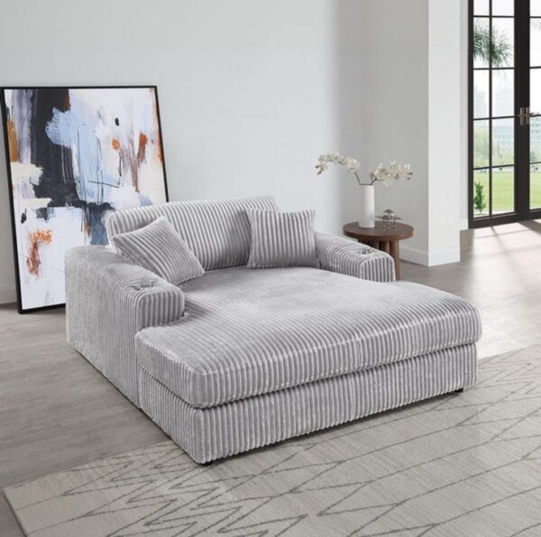 cinema sofa in cord fabric