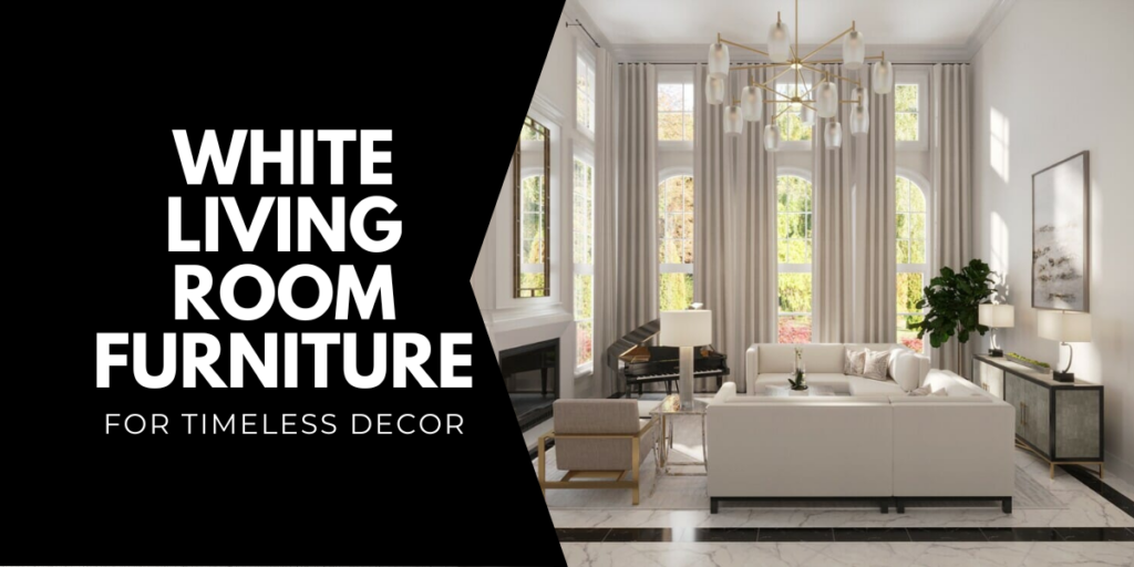 white living room furniture