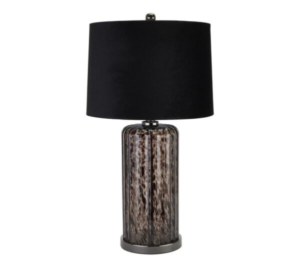 Luxury glass black dapple Albert lamp