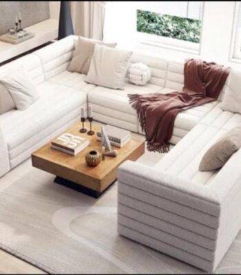 Luxury Thomas linear U shape sofa