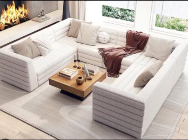 Luxury Thomas linear U shape sofa