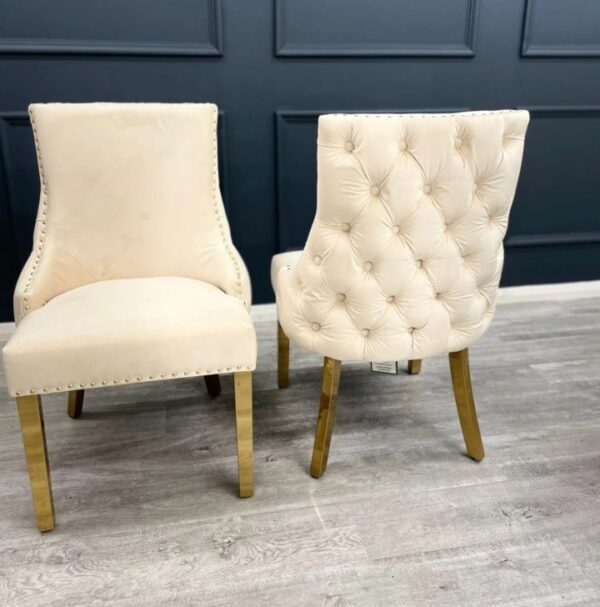 Plush Velvet Dining Chair
