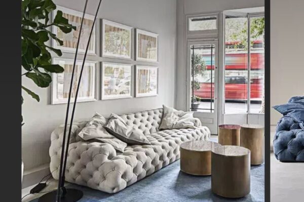 Fully chesterfield extra depth sofa