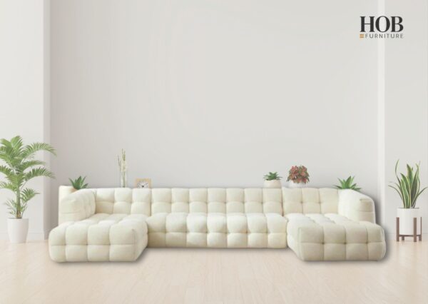 Royal Cloud Boucle u shape sofa