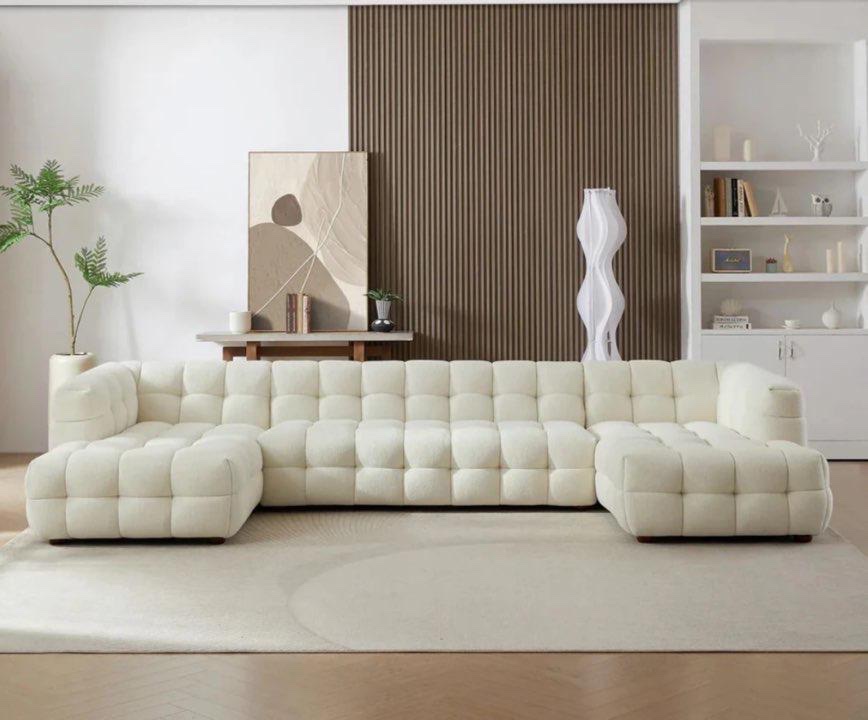 Royal Cloud Boucle u shape sofa