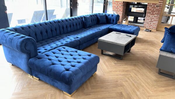 Swan Chesterfield u shape cinema sofa