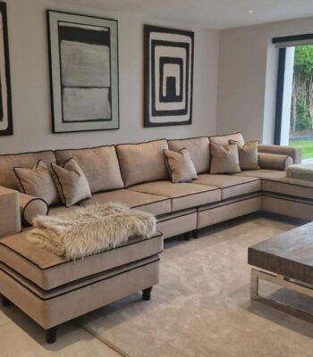 Ellis pipped u shape sofa