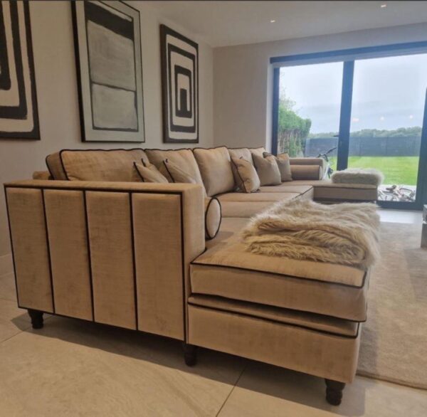 Ellis pipped u shape sofa