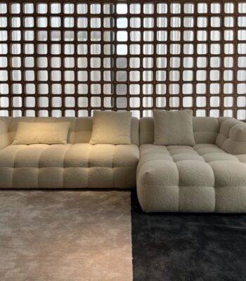 Luxury royal Chicago Boucle sofa