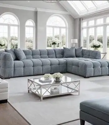 Luxury royal Chicago Boucle sofa