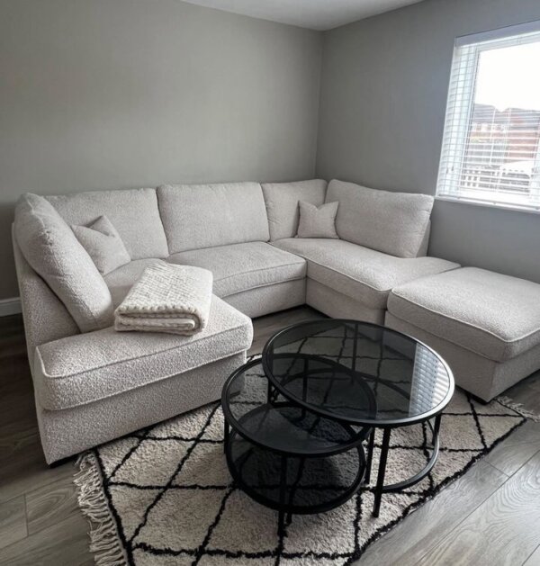 u shape sofa