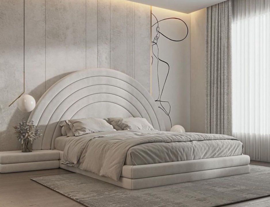 Luxury rainbow bed