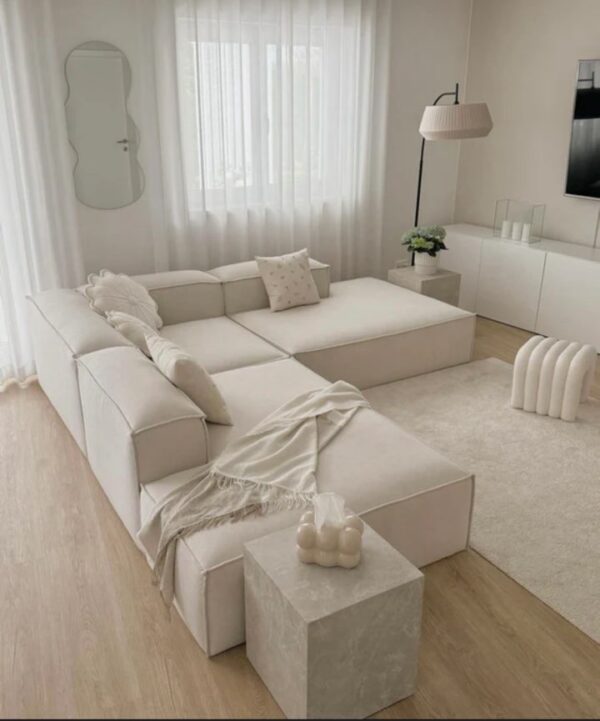 Capri sectional reversible corner sofa