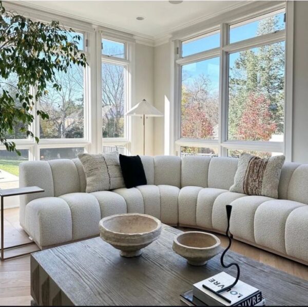 Caprice curved sofa option