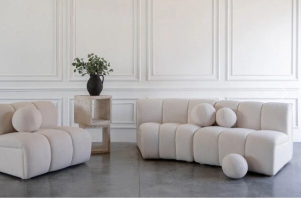 Caprice curved sofa option