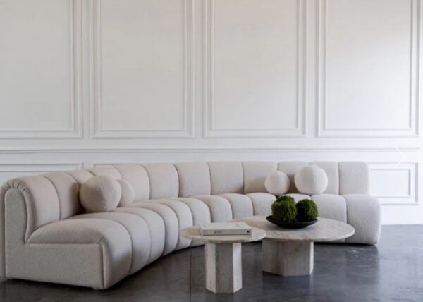Caprice curved sofa option