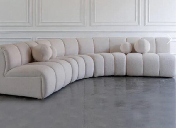 Caprice curved sofa option