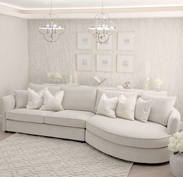 Orla curved sofa