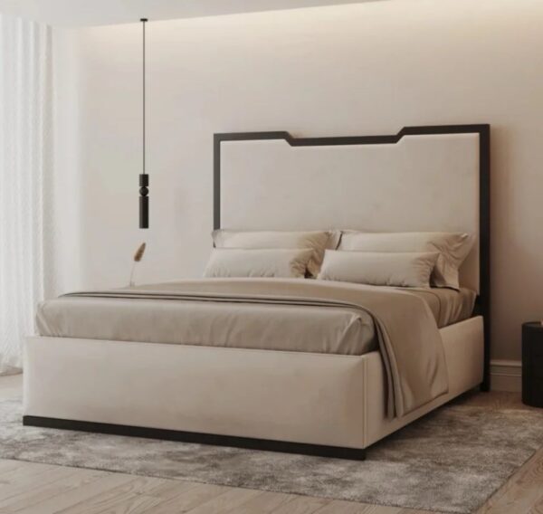 Seattle curved metal bed