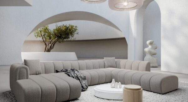 Pearl oyster sofa