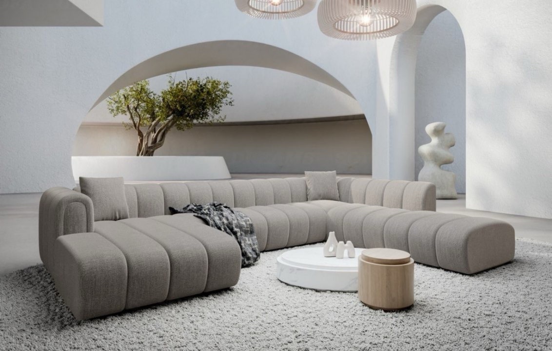 Pearl oyster sofa