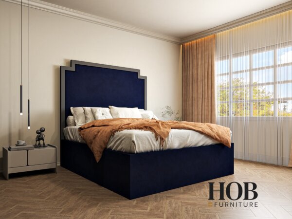 Washington Step Bed With Wood Trim