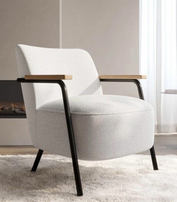 Boucle Diana Accent Chair