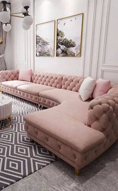 L shaped sofa