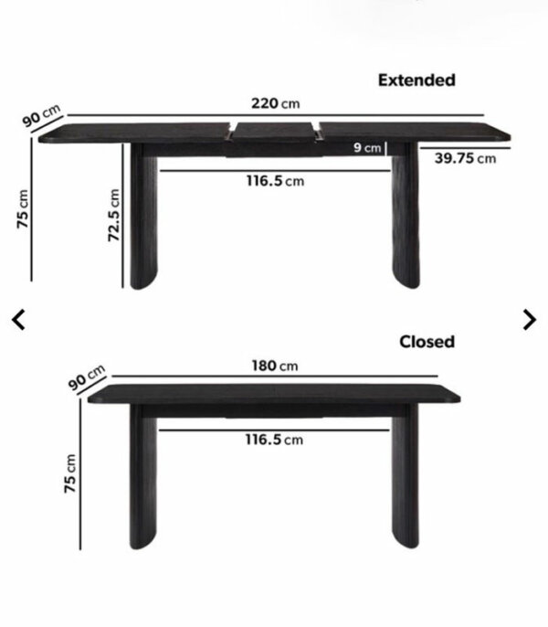 Singapore Extendable Dining Table