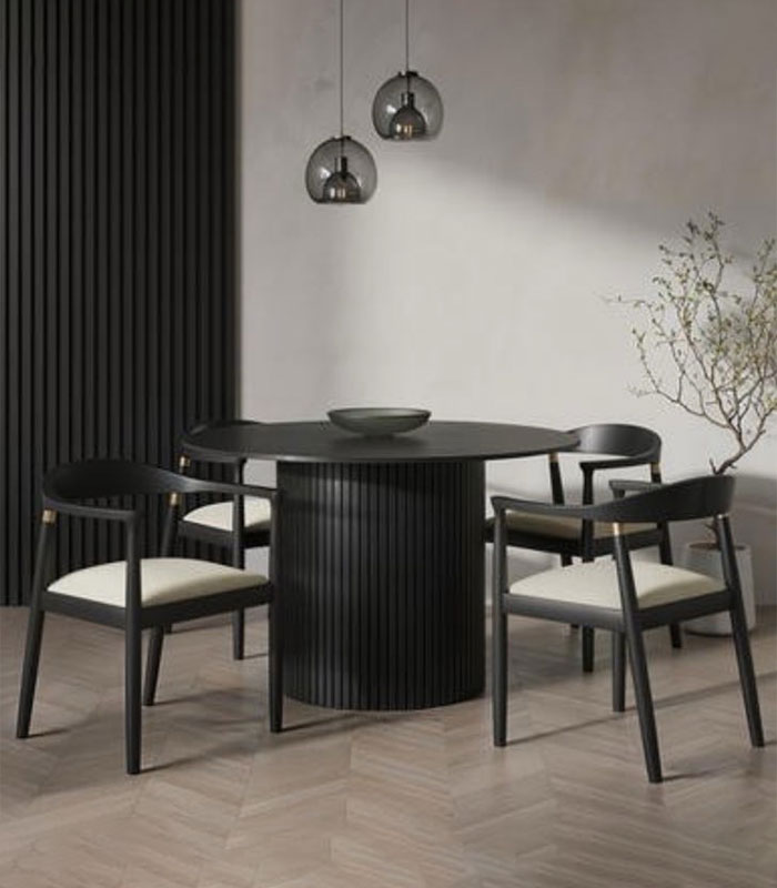 Singapore Round Dining Table With Chair