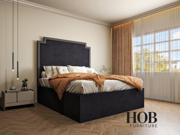 Washington Step Bed With Wood Trim