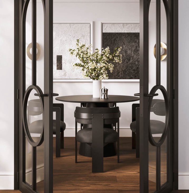 dining set with Stockholm chair
