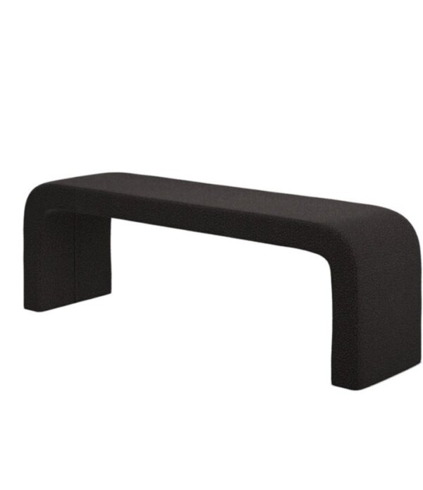 Curved Boucle bench