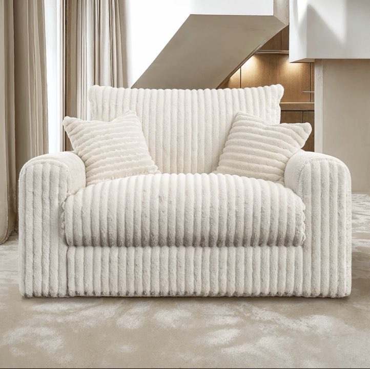 Chicago chair in linear Fur