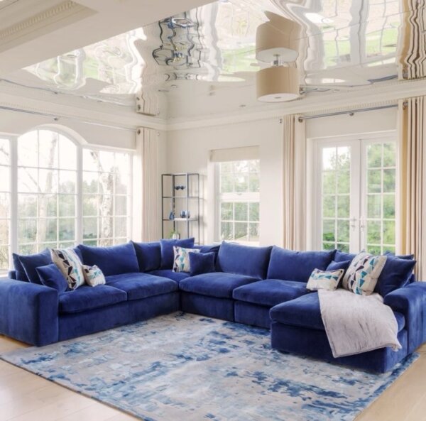 u shape modular sofa