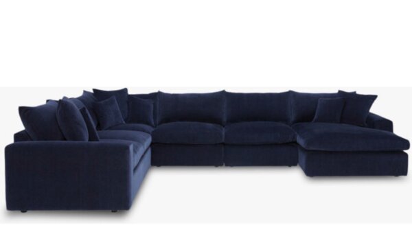 u shape modular sofa
