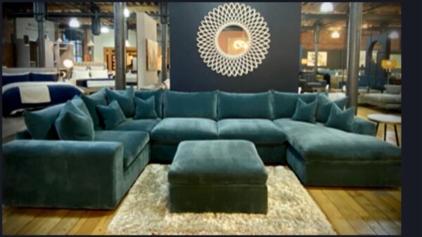u shape modular sofa