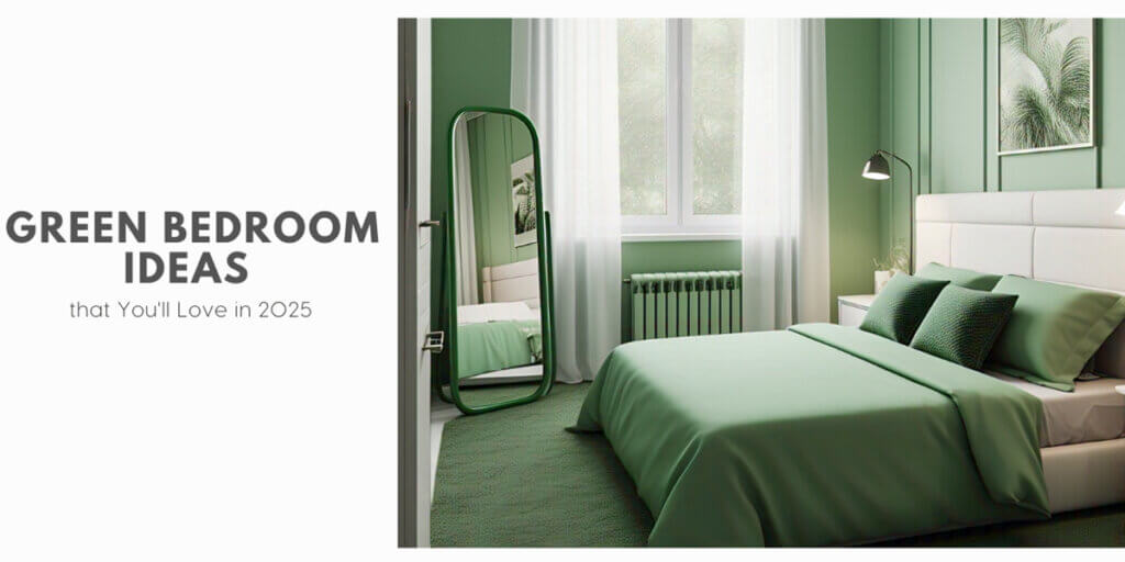 green bedroom ideas