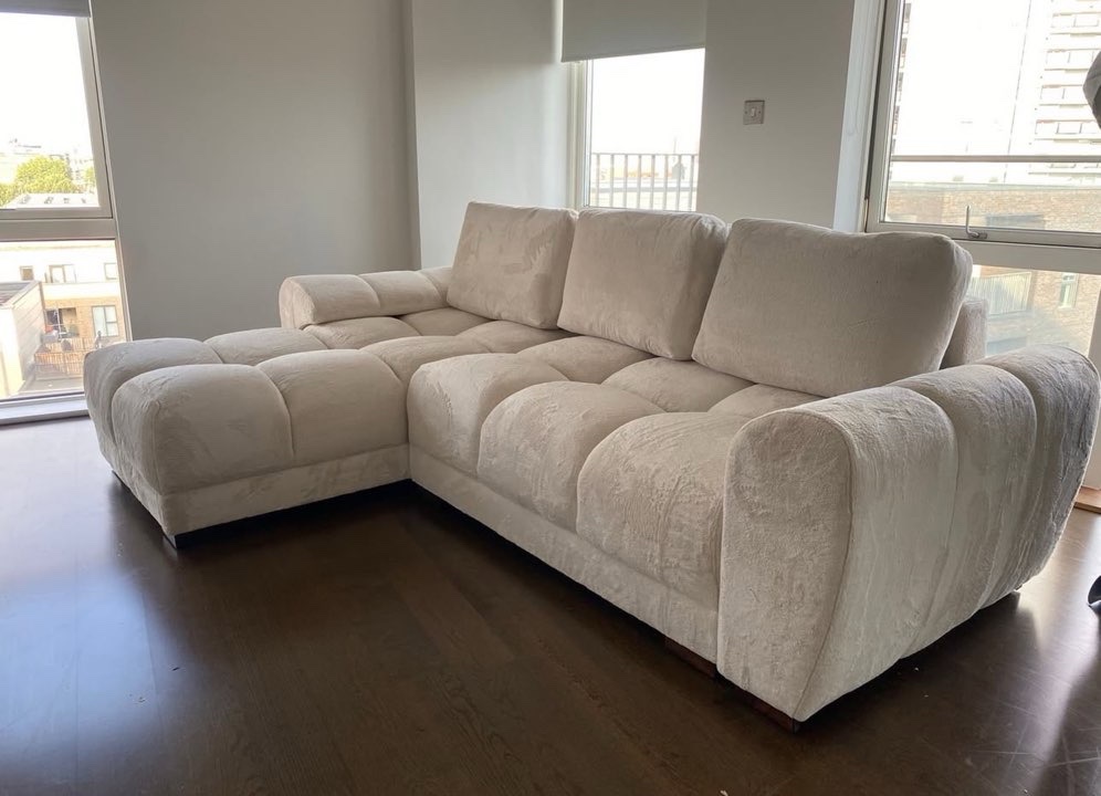 Cloud bubble L shape sofa bed