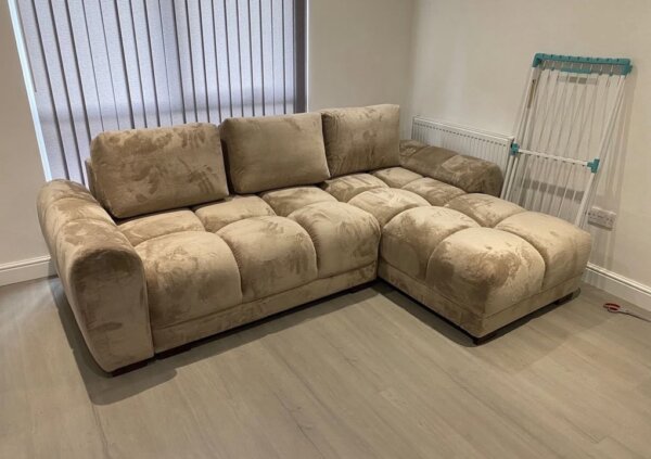 Cloud bubble L shape sofa bed