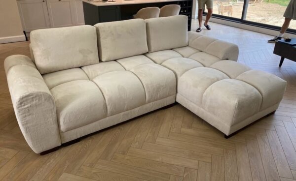 Cloud bubble L shape sofa bed